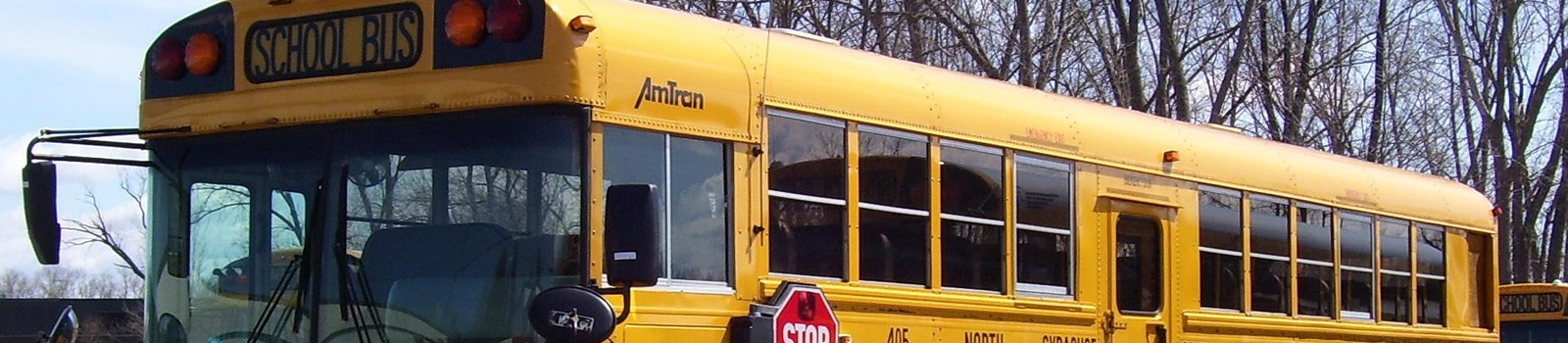 parked school bus